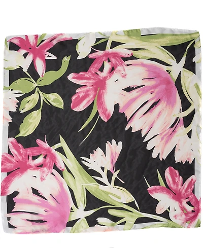 Vince Camuto Brush Floral Square Scarf