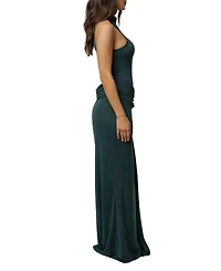 Jluxlabel Women's Dynasty Slit Maxi Dress