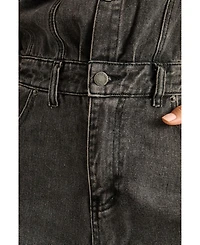 Nasty Gal Women's Denim Shoulder Pad Boilersuit