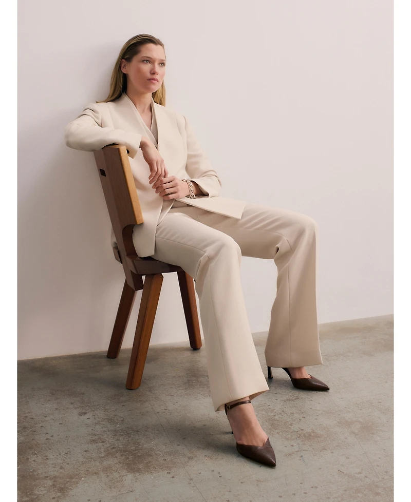 The Fold Women's Alzira Doppio Crepe Pants