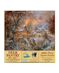 SunsOut Deer Pantry 1000 piece Jigsaw Puzzle for Adults Large Pieces