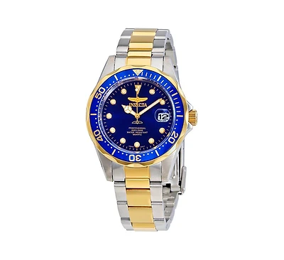 Invicta Men's 17050 Pro Diver Quartz 3 Hand Blue Dial Watch