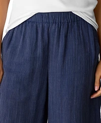 Eileen Fisher Women's Cotton Wide-Leg Pants, Regular, Plus And Petites