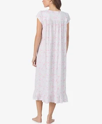 Eileen West Women's Sweetheart Neck Cap-Sleeve Nightgown