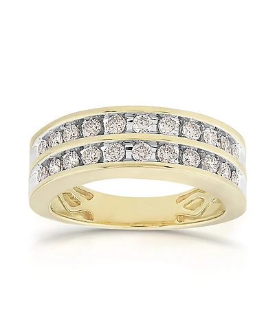 Diamond Two-Row Band (1/2 ct. t.w.) 14k Gold