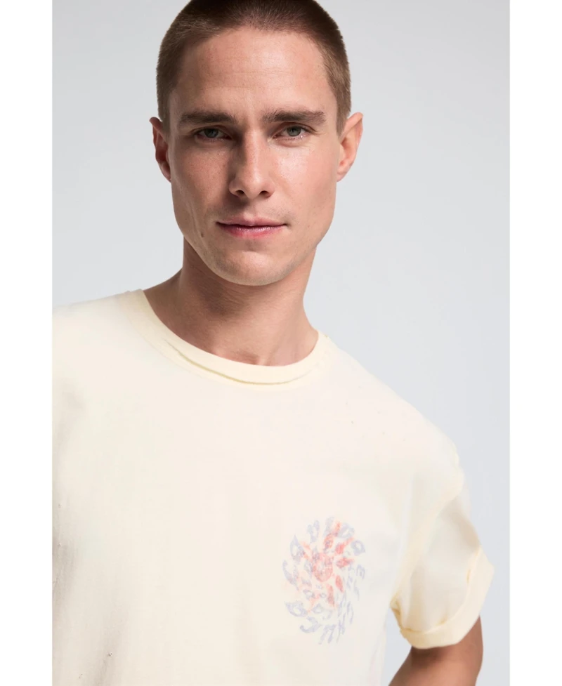 Desigual Men's Printed cotton T-shirt