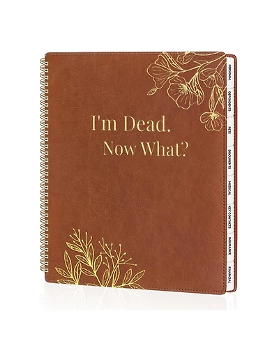 Gnuadz End Of Life Planner Spiral-bound Estate Organizer