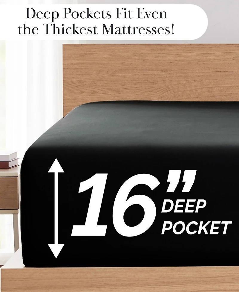 Southshore Fine Linens No-Slip Ultra Soft Deep Pocket 6-Piece Sheet Set