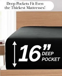 Southshore Fine Linens No-Slip Ultra Soft Deep Pocket 6-Piece Sheet Set