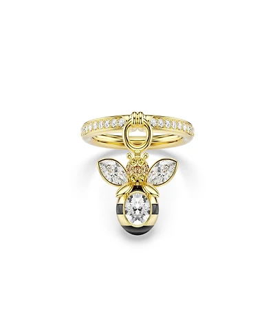 Swarovski Gold-Tone Plated Bee-Shaped Ring