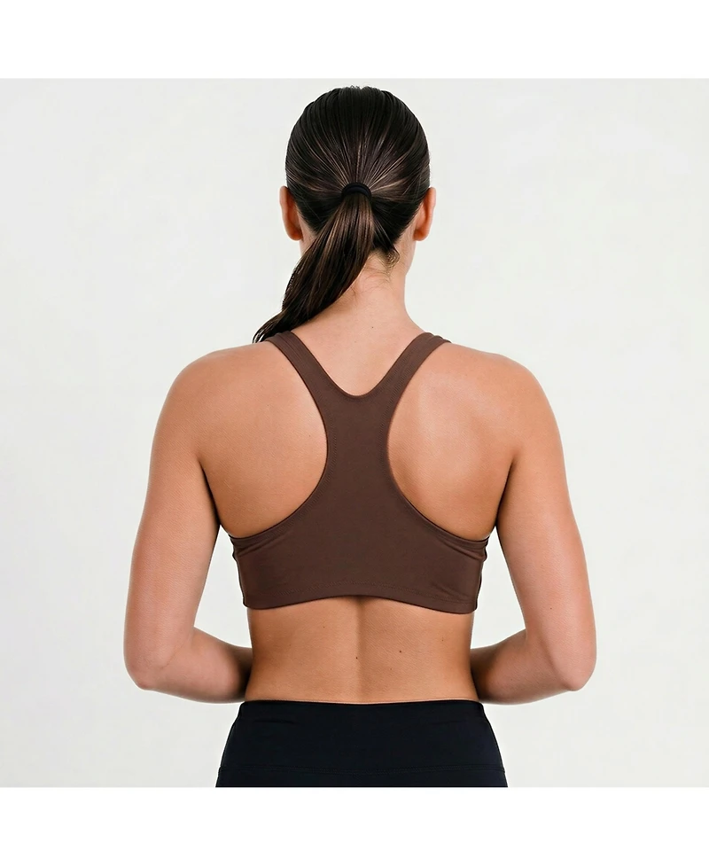 Calypsa Women's Racerback Swim Bra with Removable Cups