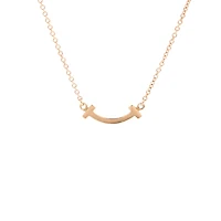 Pre-Owned Tiffany & Co T Smile Pendant Necklace