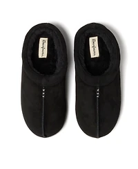 Dearfoams Doreen Genuine Suede Clog with Prayer Seam Slipper
