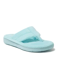 Dearfoams Women's Wrenley Terry Thong Slippers