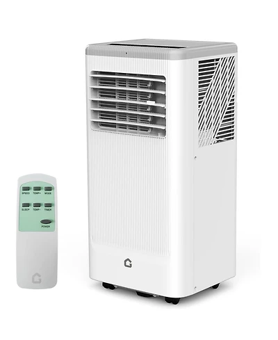 Xo 8,000 Btu Portable Air Conditioner with 3-in-1 Cooling, Dehumidifier and Fan for Bedroom, Home Office or Apartment