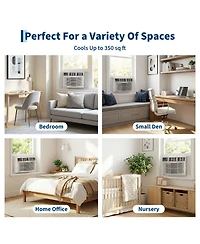 Xo 8000 Btu Window Ac, Energy Star Air Conditioner, Cools 350 Sq. Ft, 24H Timer, Sleep Mode, Auto Restart, 115V