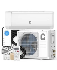 Xo 24,000 Btu Mini Split Air Conditioner and Heat Pump, Cools and Heats Up to 1,500 Sq.ft. with WiFi, Alexa Control, 230V