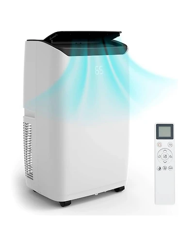 Xo 3-in-1 14000 Btu Portable Air Conditioner for Large Room, Cools Up to 750 Sq ft with Dehumidifier and Fan, Secure Hose and Window Kit
