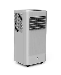 Xo 3-in-1 8000 Btu Portable Air Conditioner, Cools Up to 350 Sq.Ft. with Complete Installation Kit, Grey