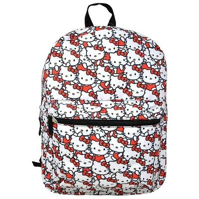 Hello Kitty All Over Print 16 Inch Backpack