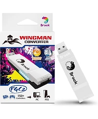 Brook Wingman FGC2 Wired Controller Adapter for PlayStation 5 and Pc