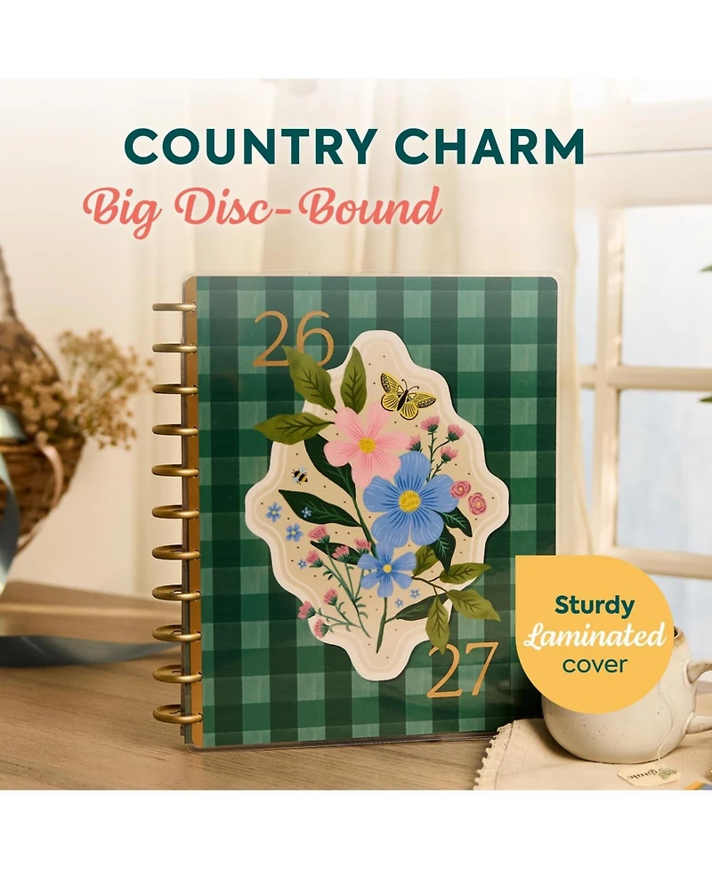 Gnuadz Disc-bound 18-Month Country Charm Vertical