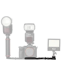 ProMediaGear HB4 Side Handle with SS2 Strap Port PBX3 Plate for Camera Flash
