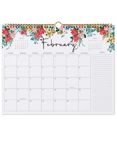Gnuadz 2026-2027 Wall Calendar 18 Month Floral Hanging Hook