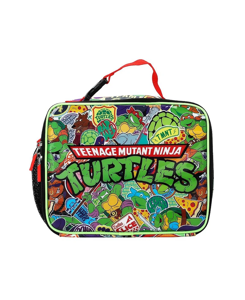Teenage Mutant Ninja Turtles Tmnt Classic Retro Cartoon Characters and Icons All-Over Print 8" Lunch Bag