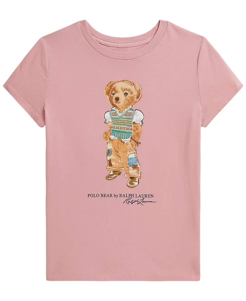 Polo Ralph Lauren Girls' 7-16 Bear Short-Sleeve T-Shirt