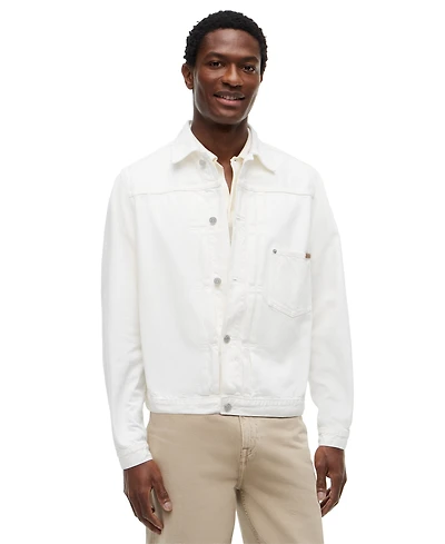 Tommy Hilfiger Men's Garment Dyed Trucker Jacket