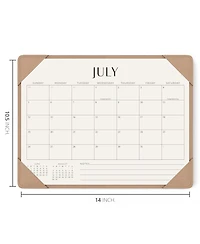 Gnuadz Desk Calendar 2026-2027 Desktop Mat Planning Blotter Gift
