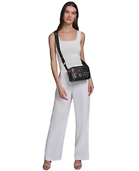 Karl Lagerfeld Paris Maybelle Zip-Top Small Crossbody Handbag