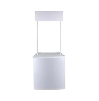 Yescom Portable Promotion Counter Table Booth Kiosk Trade Show Display Banner Stand