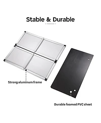 Yescom Road Show Promotional Display Counter Stand Table Kiosk Trade Supermarket Pop Up Booth