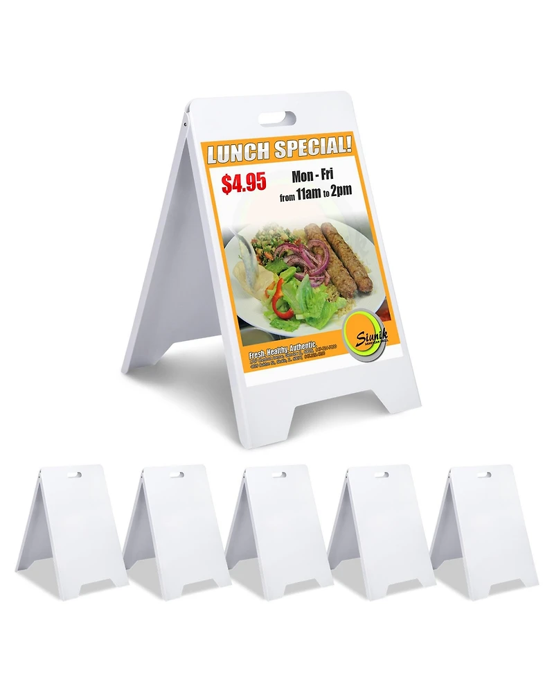 Yescom 19" x 32" A-Frame Signboard Folding Double Side Sandwich Board 6 Pack