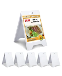 Yescom 19" x 32" A-Frame Signboard Folding Double Side Sandwich Board 6 Pack