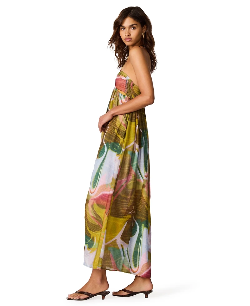 Steve Madden Women's Yazmina Sleeveless Halter Boho Dress