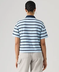 Levi's Women's Didion Rugby Short-Sleeve Collared Polo Shirt