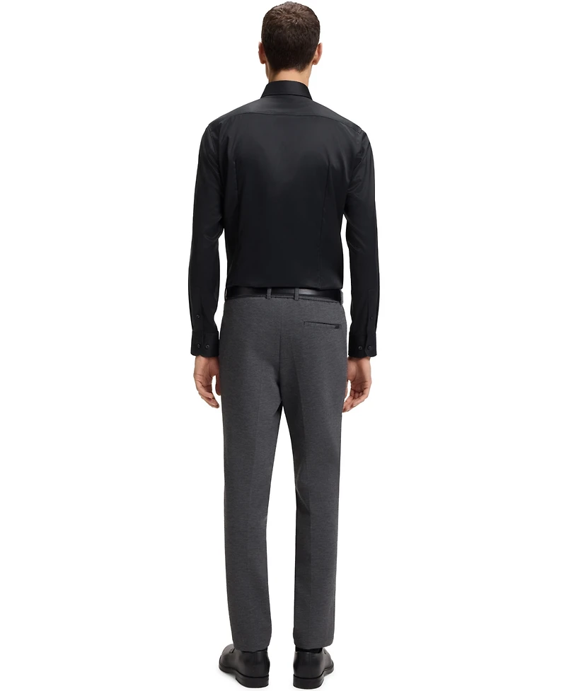 Boss by Hugo Men's Performance-Stretch Twill Slim-Fit Dress Shirt