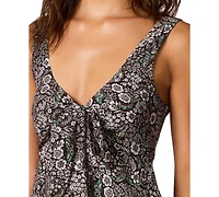 Steve Madden Women's Lisandra Sleeveless Printed Summer Mini Dress
