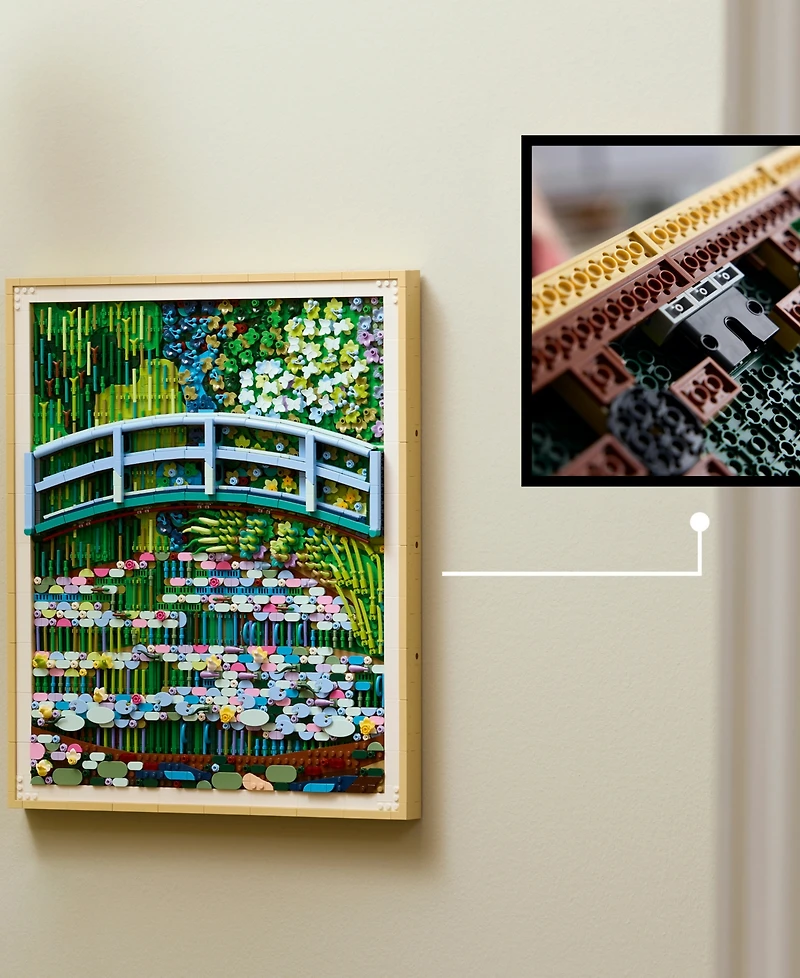 Lego Art Claude Monet Bridge Over a Pond of Water Lilies 31220 Building Set