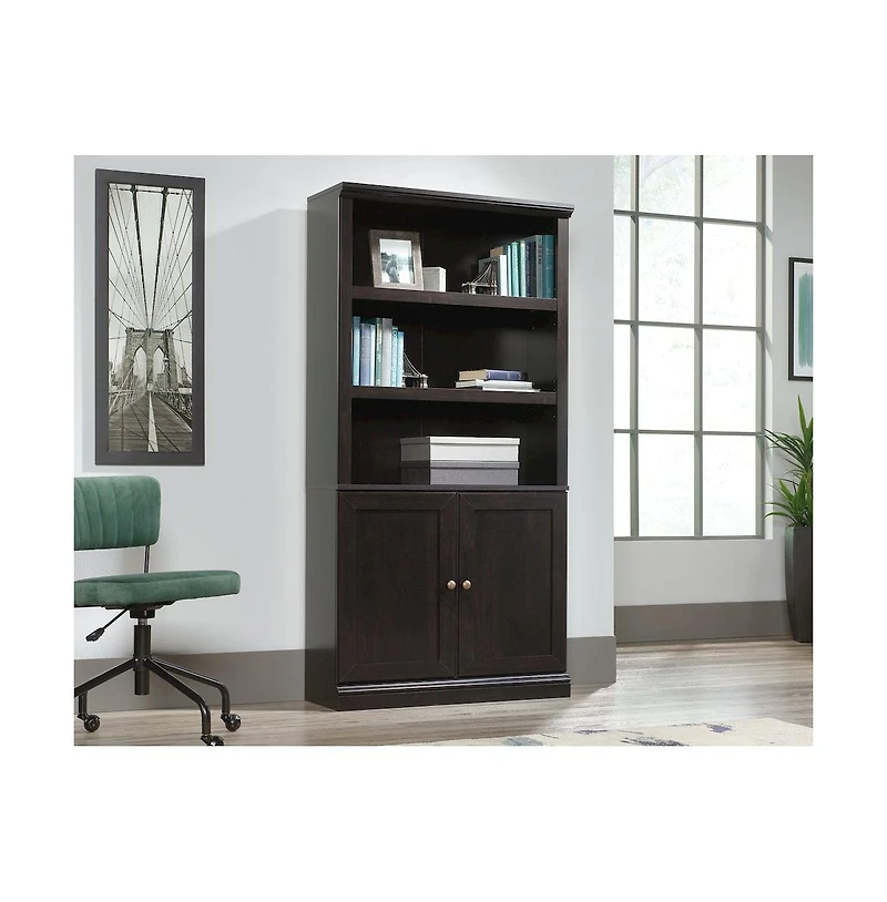 Sauder Miscellaneous Storage Library, Sindoori Mango finish
