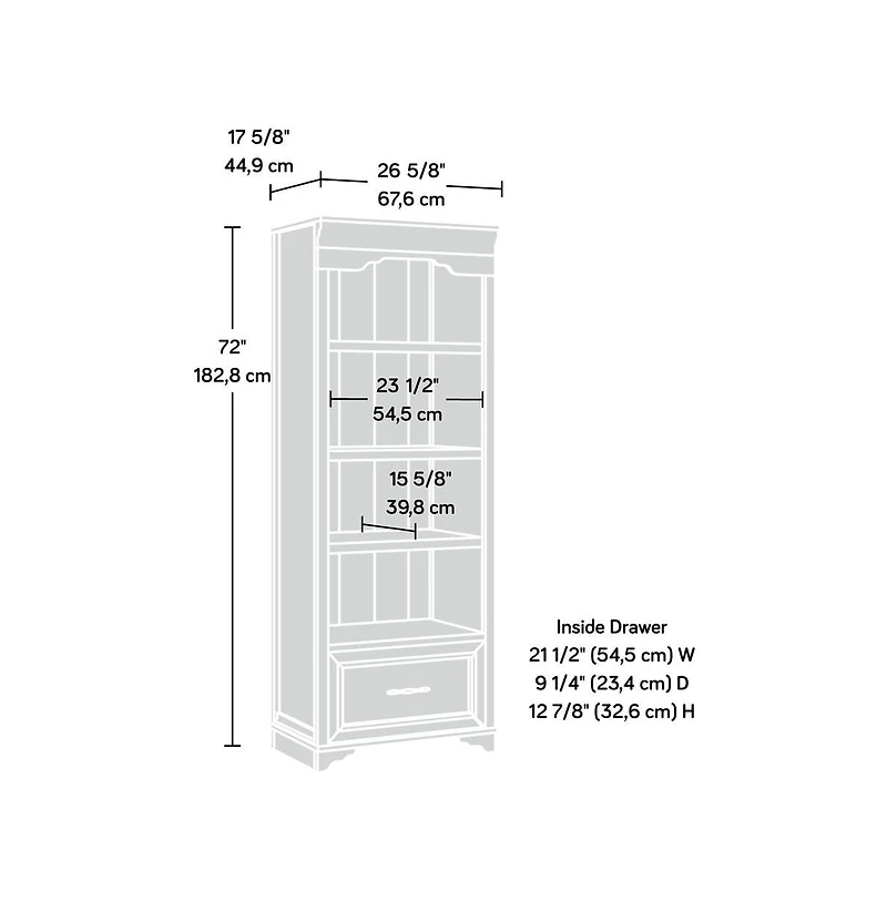 Sauder Rollingwood Commercial Office Bookcase