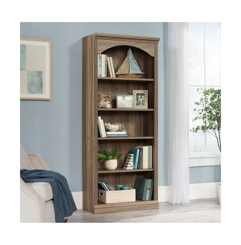 Sauder Miscellaneous Storage Bookcase, Salt Oak finish
