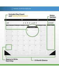Gnuadz Desk Calendar 2026-2027 Blotter Planner