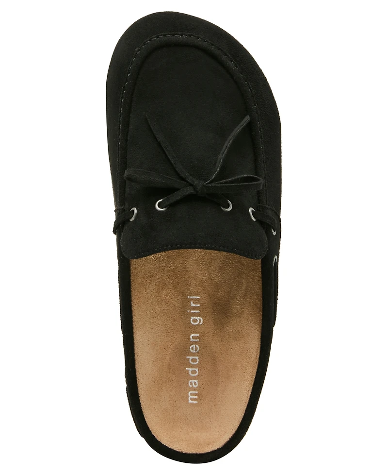 Madden Girl Women's Paisley Moc Toe Footbed Mules Clogs