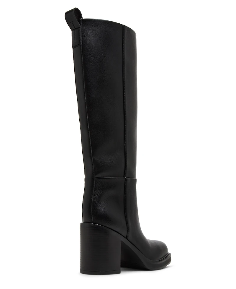 Madden Girl Women's Cordelia Platform Tall Block Heel Boots