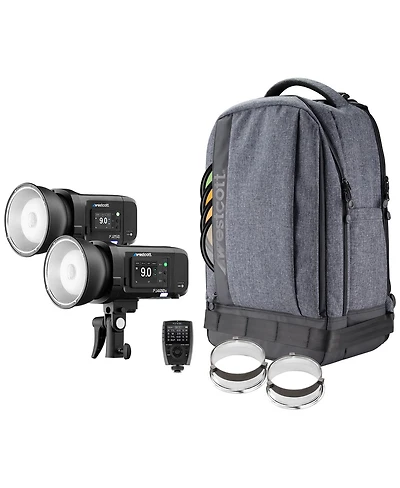 Westcott Fj Wireless 2-Light Portable Portrait Flash Kit with Fj-X3 M Multi-Brand Wireless Trigger