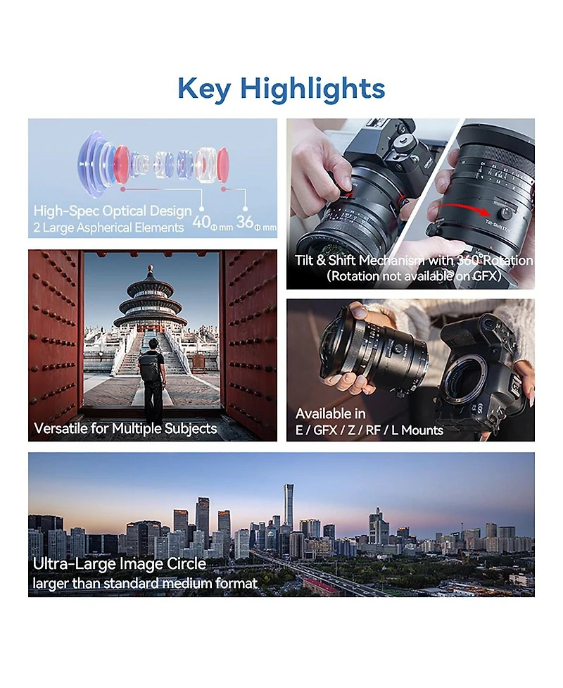TTArtisan Tilt Shift 17mm F4 for Canon Rf mount